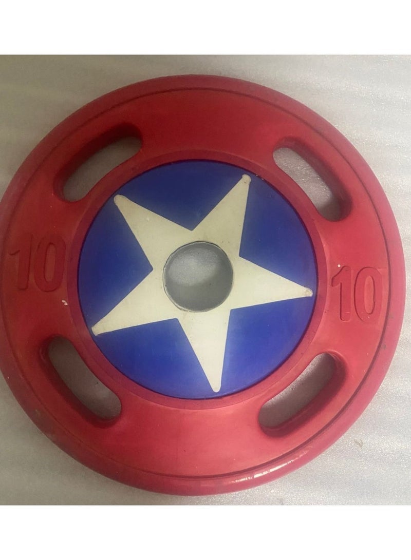 طارات أحمر وزن 10 كجم(فتحة 51 مم/2قطعة) - Image 4